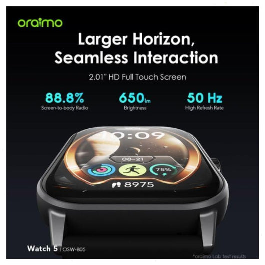 Smart Watch Oraimo Black
