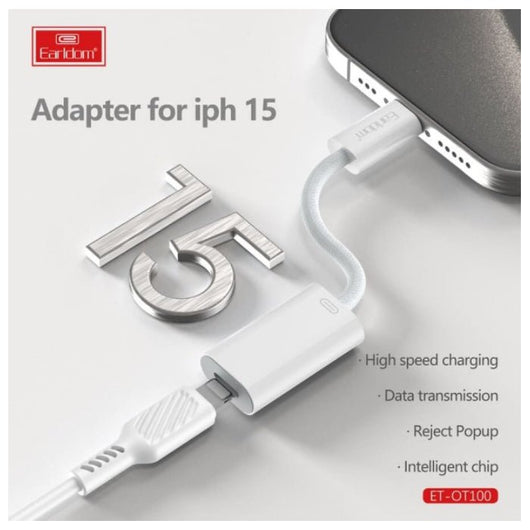 OTG-EARLDOM-8 PIN To USB-C -ET-OT100 - 14 Day Warranty.