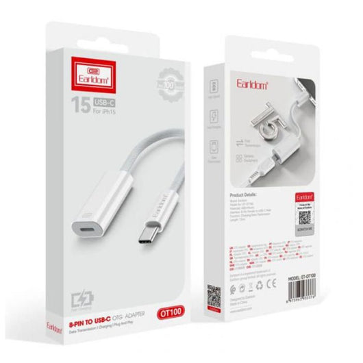 OTG-EARLDOM-8 PIN To USB-C -ET-OT100 - 14 Day Warranty.