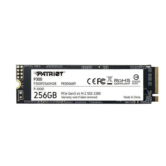 Patriot 256GB P300 m.2 PCIe SSD Memory - PE000689.