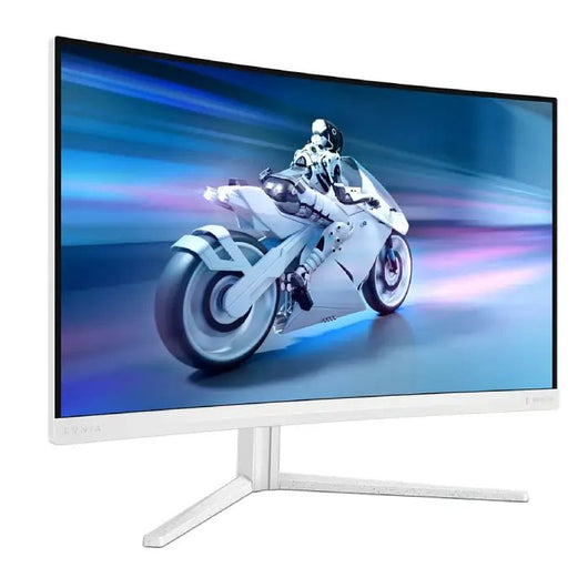 Philips Evnia 27" Curved QHD Gaming Monitor, 180Hz, 1ms, FreeSync Premium, 1500R, 300 nits, White - 27M2C5501.