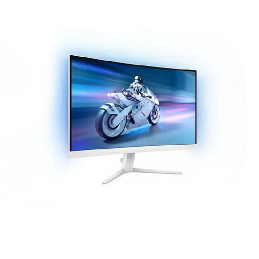 Philips Evnia 27" Curved QHD Gaming Monitor, 180Hz, 1ms, FreeSync Premium, 1500R, 300 nits, White - 27M2C5501.