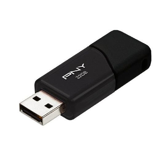 PNY 32GB Attaché 3 USB 2.0 Flash Drive - Black.