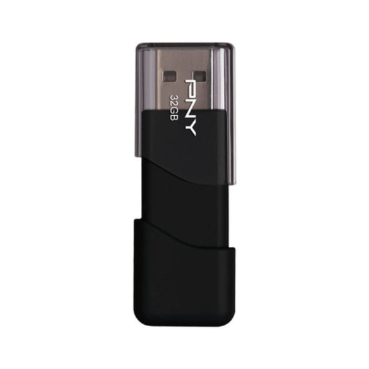 PNY 32GB Attaché 3 USB 2.0 Flash Drive - Black.