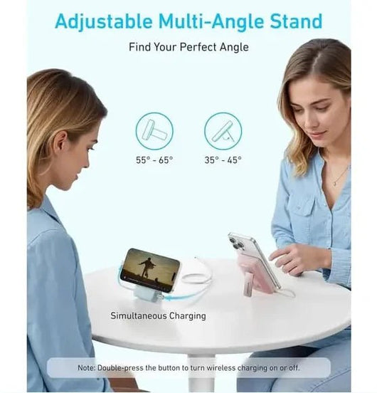 POWER BANK-ANKER-ZOLO-Wireless Charging with Flexible stand-10000MAH-30W-SKY BLUE / A1685H31.