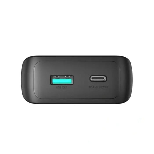 Power Bank-JoyRoom-Mini-30W-10000MAH-Builtin lightning & Type C cables- Black -JR-PBC06.