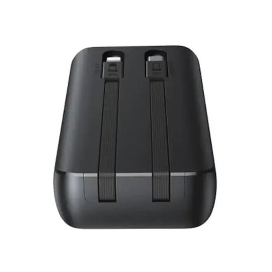 Power Bank-JoyRoom-Mini-30W-10000MAH-Builtin lightning & Type C cables- Black -JR-PBC06.