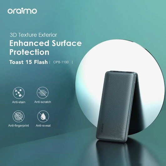 POWER BANK-ORAIMO-OPB-1100-10000mAh-15W-BLACK / 4894947018725.