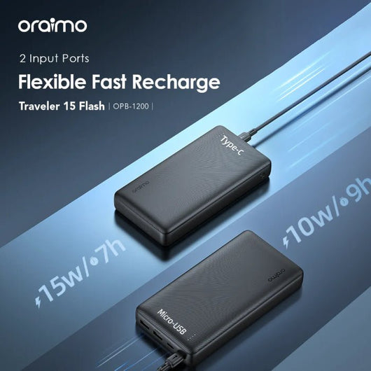 POWER BANK-ORAIMO-OPB-1200-20000mAh-15W-BLACK / 4894947018732.