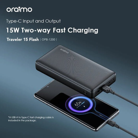 POWER BANK-ORAIMO-OPB-1200-20000mAh-15W-BLACK / 4894947018732.