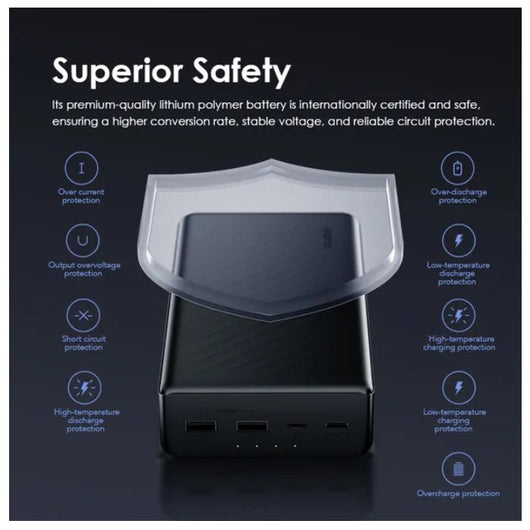 POWER BANK-ORAIMO-OPB-1270-27000mAh-15W-BLACK / 4894947011276.