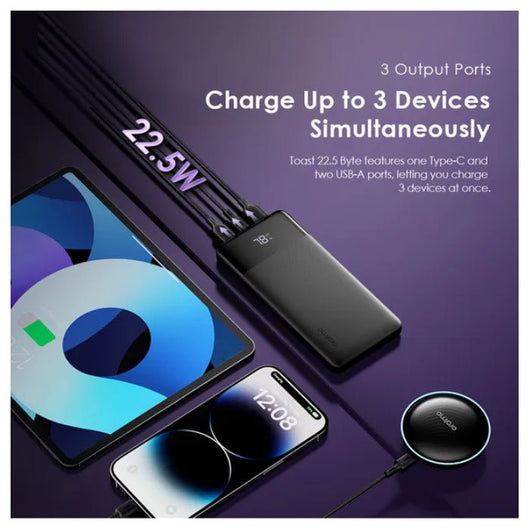 POWER BANK-ORAIMO-OPB-7100Q-10000mAh-22.5 W-BLACK / 4894947050954.