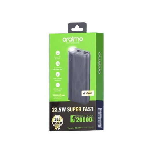 POWER BANK-ORAIMO-OPB-7204Q-20000mAh-22.5W-BLACK / 4894947018749.