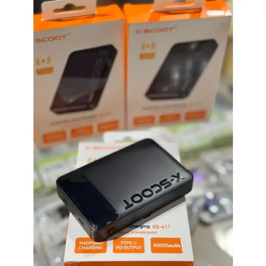 Power Bank-X-Scoot-Mini-Wireless-22.5W-10000MAH-Black-XS-411.