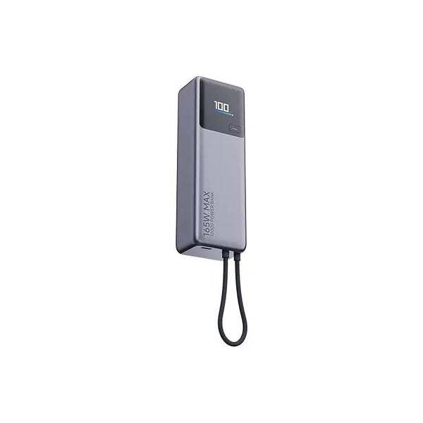 Power Bank-Xiaomi-10000mAh-165W-with Integrated Cable GRAY.