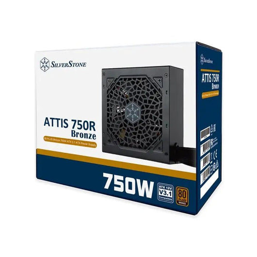 POWER-SUPPLY-SILVERSTONE-ATTIS-750R-80 PLUS-BRONZE ATX.
