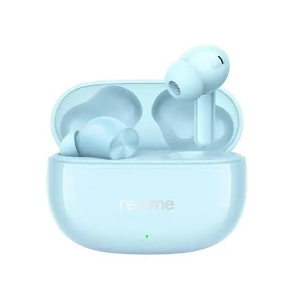 REALME Buds T200x 48 Hours Playback TWS Earbuds with Mic, IP55 Rated, Dual Device Connect - Frost Blue - Smart Shop