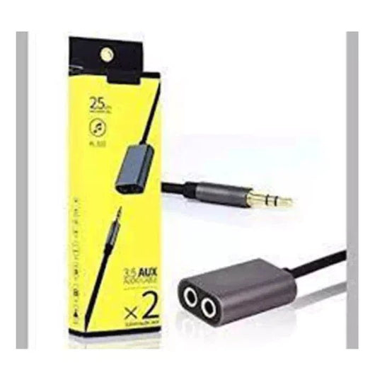 REMAX Audio Cable 3.5mm Share Jack RL-20S - Grey.