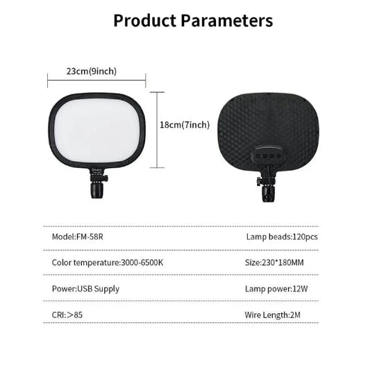 RING LIGHT-JMARY-FM-58R-9 INCH - 14 Day Warranty.