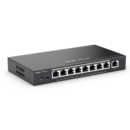 Ruijie RG-ES209GC-P 9-Port Gigabit Smart Cloud Managed PoE Switch.