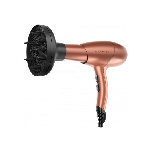 Rush Brush D3 Ultra Hair Dryer 2400 Watt Rose Gold 5Yrs.