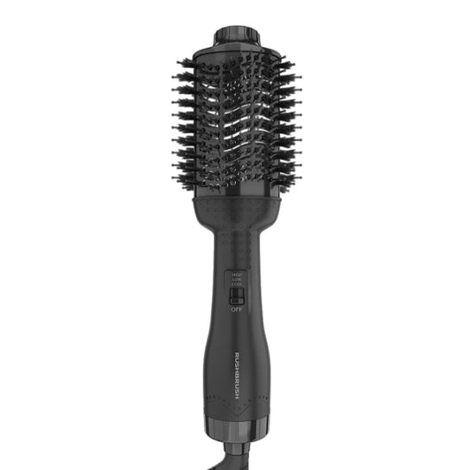 Rush Brush Hair Straightener Brush V2 PRO Black 5Yrs.