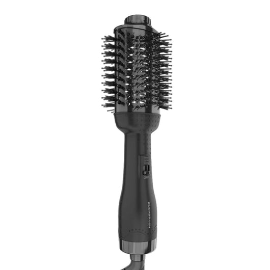 Rush Brush Hair Straightener Brush V2 PRO Black 5Yrs.