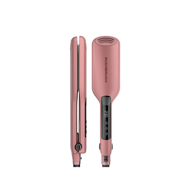 Rush Brush-Hair Straightener-Extra Wide Ceramic-LED-Rose Gold-China-5Yrs / X1 Wide.
