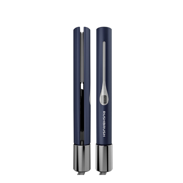 Rush Brush Hair Straightener X2 Infra Revolver Navy Blue 5Yrs.
