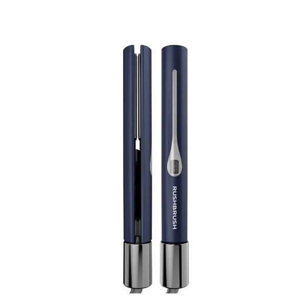 Rush Brush Hair Straightener X2 Infra Revolver Navy Blue 5Yrs.