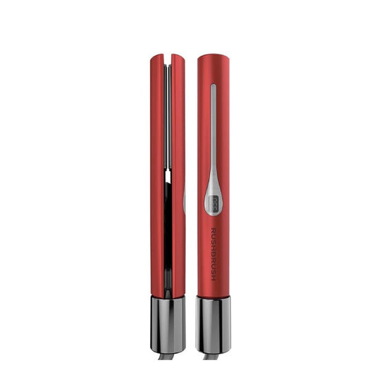 Rush Brush Hair Straightener X2 Infra Revolver Red 5Yrs.