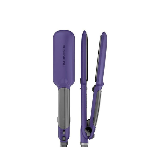 Rush Brush Steam Hair Straightener RB-X6 Purple 5Yrs.