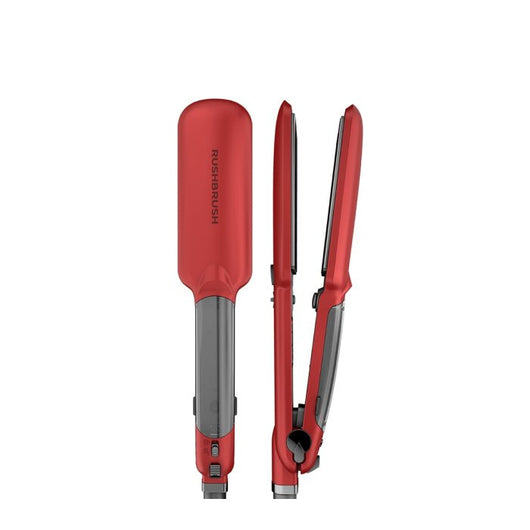Rush Brush Steam Hair Straightener RB-X6 Red 5Yrs.
