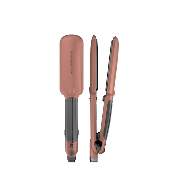 Rush Brush Steam Hair Straightener RB-X6 Rose Gold 5Yrs.