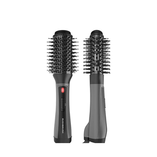RushBrush Hair Straightener Brush 1200 Watt V2 Black 5Yrs.