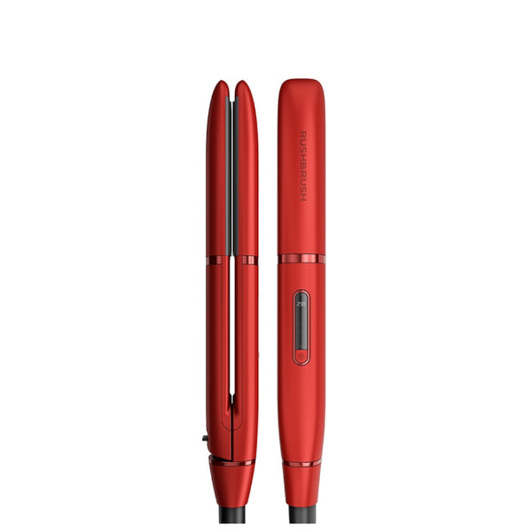 RushBrush X1 LITE Hair Straightener Red 5Yrs.