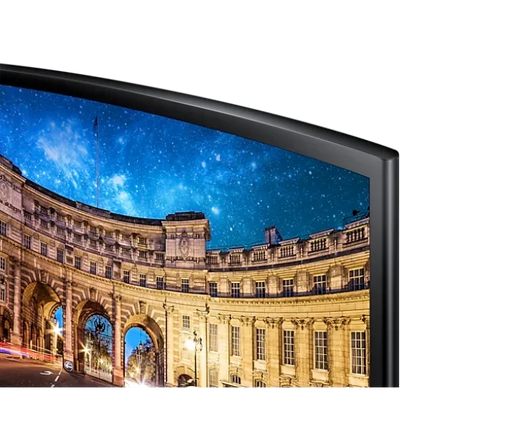 Samsung 27 Inch Curved Monitor FHD (1920 x 1080) 60Hz VA 4MS GTG - LC27F390FHMXZN.