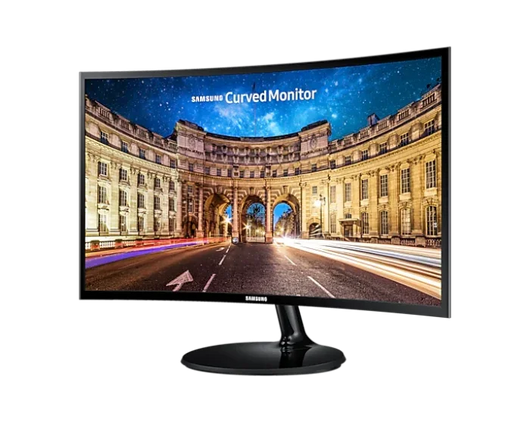 Samsung 27 Inch Curved Monitor FHD (1920 x 1080) 60Hz VA 4MS GTG - LC27F390FHMXZN.