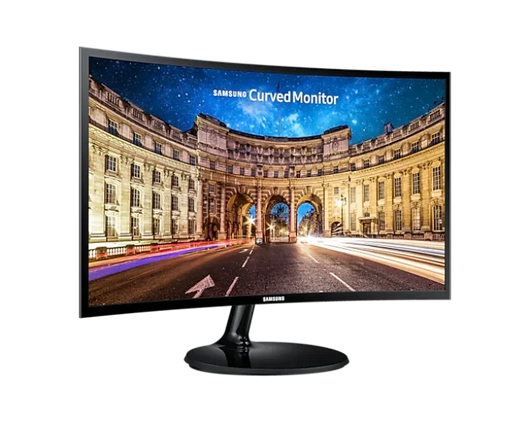 Samsung 27 Inch Curved Monitor FHD (1920 x 1080) 60Hz VA 4MS GTG - LC27F390FHMXZN.
