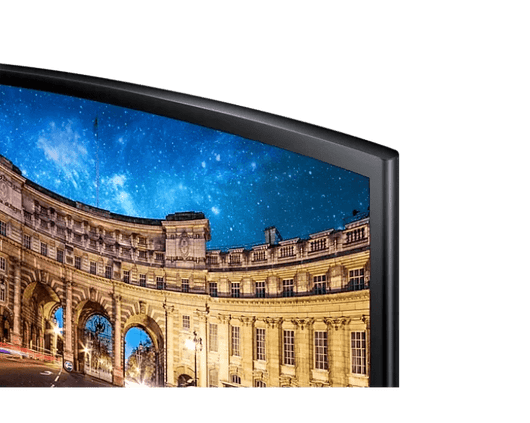 Samsung 27 Inch Curved Monitor FHD (1920 x 1080) 60Hz VA 4MS GTG - LC27F390FHMXZN.