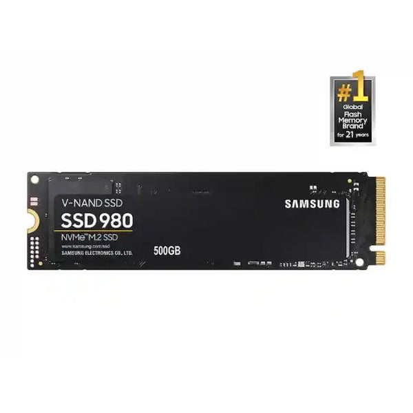 Samsung 980 500GB SSD NVMe M.2 Internal Soild State Drive.
