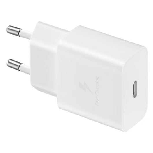 Samsung Charger Travel 15 Watt Quick Charge Set Type C Adapter and Type C Cable 3A 1M White - EP-T1510XWEGWW.