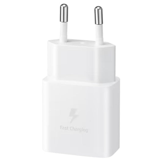 Samsung Charger Travel 15 Watt Quick Charge Set Type C Adapter and Type C Cable 3A 1M White - EP-T1510XWEGWW.