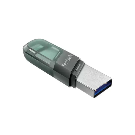 SanDisk 64GB iXpand USB Flash Drive Flip SDIX90N-064G-GN6NN - Sea Green.