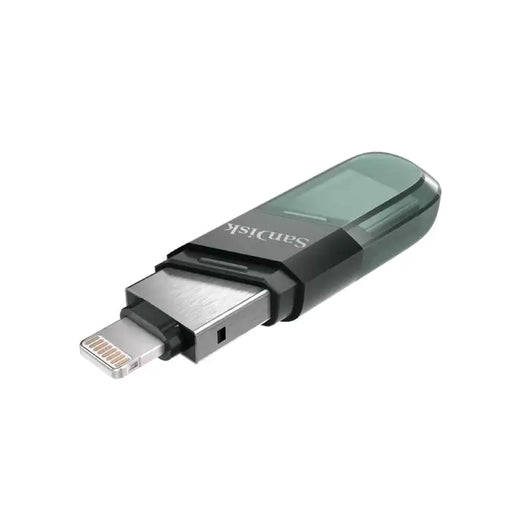 SanDisk 64GB iXpand USB Flash Drive Flip SDIX90N-064G-GN6NN - Sea Green.