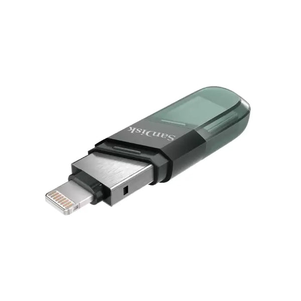 SanDisk 64GB iXpand USB Flash Drive Flip SDIX90N-064G-GN6NN - Sea Green.