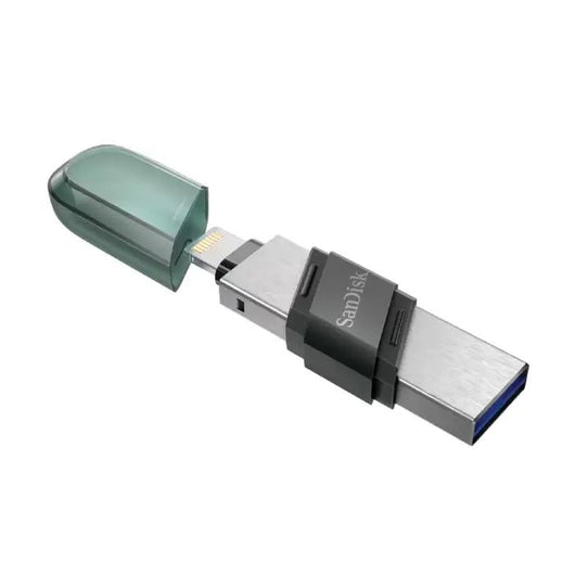 SanDisk 64GB iXpand USB Flash Drive Flip SDIX90N-064G-GN6NN - Sea Green.