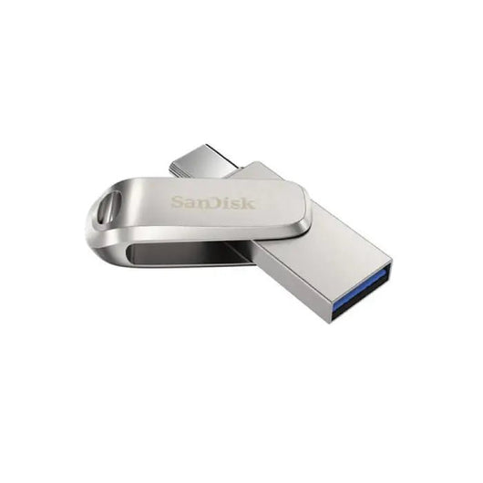 Sandisk Flash Memory 128GB Ultra Dual Drive Luxe Type C - SDDDC4-128G-G46 - Silver.