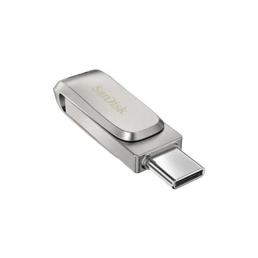 Sandisk Flash Memory 256GB Ultra Dual Drive Luxe Type C, SDDDC4-256G-G46 - silver.