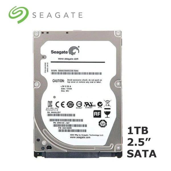 Seagate 1TB 5400 rpm BarraCuda 2.5 Internal Hard Drive.